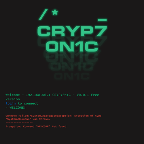 Cryp70n1c - Command puzzles